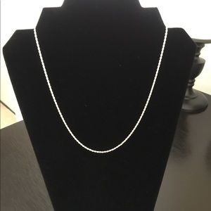 Jewelry - EUC Sterling silver rope necklace Jewelry - EUC Sterling silver rope necklace